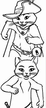 Puss Boots Coloring Pages Dreamworks Kitty Book Softpaws Choose Board Printables Characters Shrek sketch template