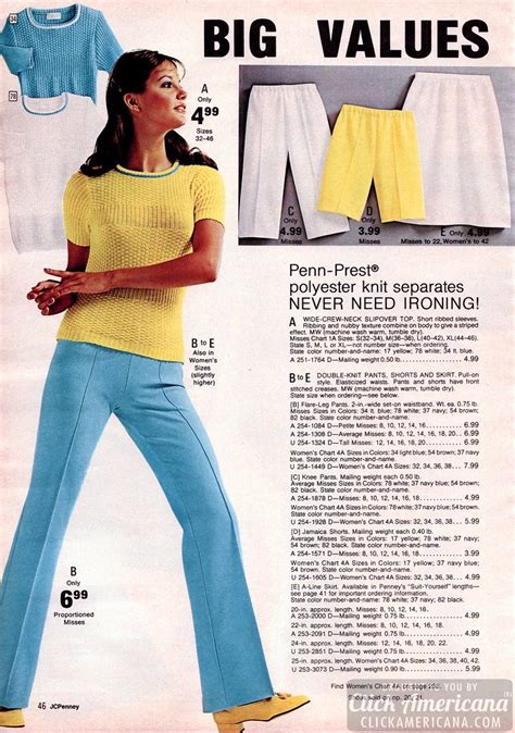 1973 Jcp Ss 46 Retro Pants 70s Fashion For Women From Th… Flickr