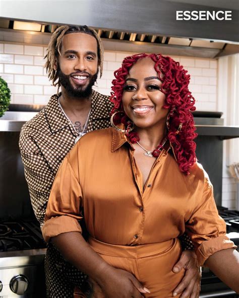 pinky cole and derrick hayes are hot in the kitchen on essence jan feb