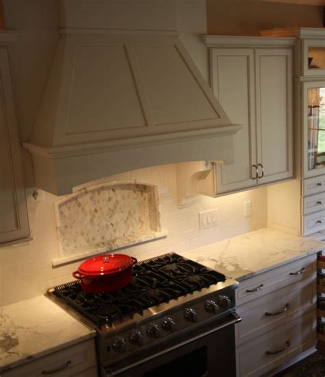 wood range hood traditional kitchen cleveland  architectural justice