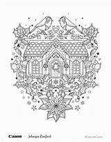Johanna Basford Coloring Pages Colouring Hannes Swart Divyajanani sketch template