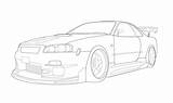 Nissan Skyline Gtr Coloring Pages R34 Draw Gt Cars Drawing Car Sketch Do Google Drawings Deviantart Jdm Printable Nz Source sketch template
