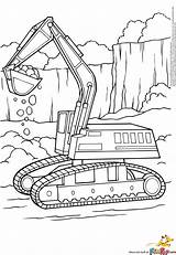 Coloring Pages Truck Excavator Sheets Printable Colouring Construction Farm Print Activity Shuttle Big Choose Board Bulldozer Printables sketch template