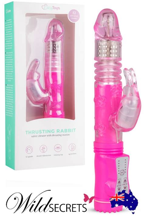 New Easy Toys Thrusting And Rotating Beaded 9 8 Inch Rabbit