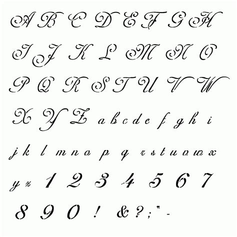 cursive alphabet  alphabetworksheetsfreecom