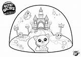 Coloring Shopkins Pages Crush Snow Getcolorings sketch template
