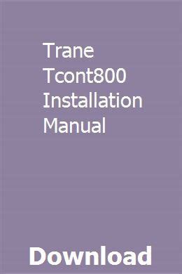 trane tcont installation manual    full portfolio outdoor lighting outdoor