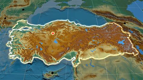 turkey physical map  relief orangesmilecom