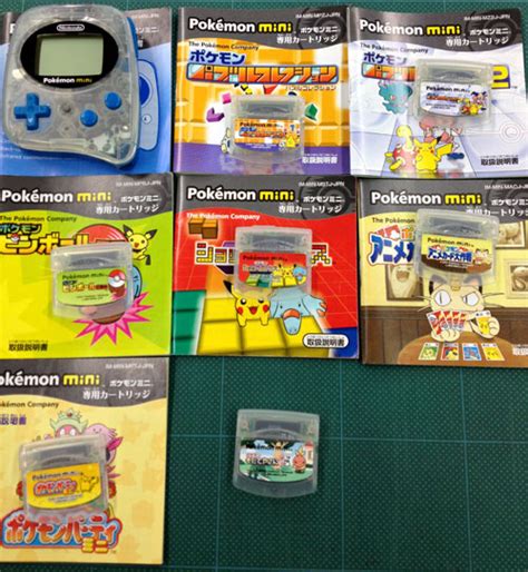 pokemon mini   games unboxed  nintendo nintendo hardware