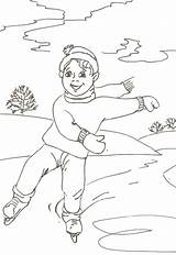 Zimowe Zabawy Dzieci Kolorowanki Kolorowanka sketch template