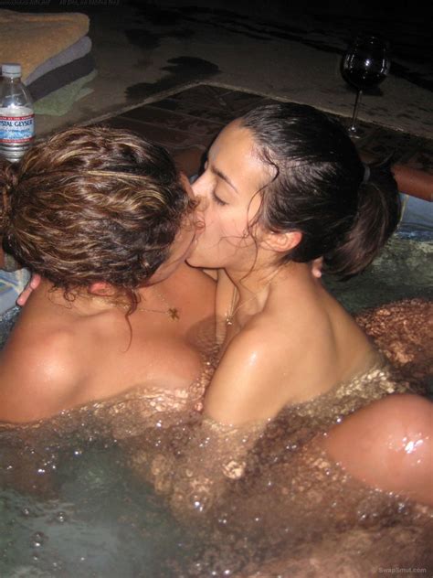 wild amateurs at hot tub swinger sex party getting steamy and wet