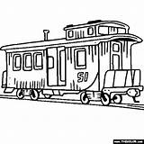 Caboose Thecolor sketch template