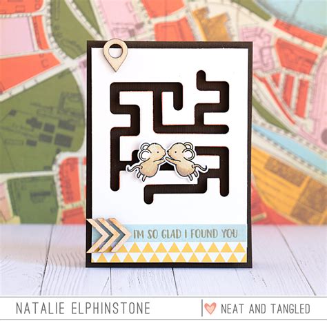 interactive maze card video natalie elphinstone neat  tangled
