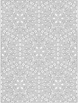 Coloring Pages Geometric Tessellations Sheets Pattern Colouring sketch template