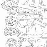 Direction Coloring Pages Niall Horan 1d Zayn Malik Famous People Harry Louis Liam Tomlinson Styles Colorier Payne Hellokids sketch template