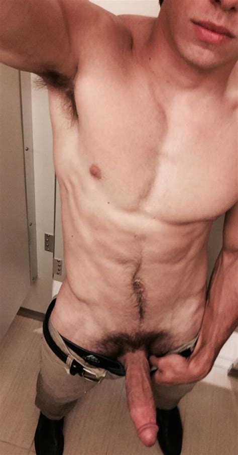 hung dude s selfie a naked guy
