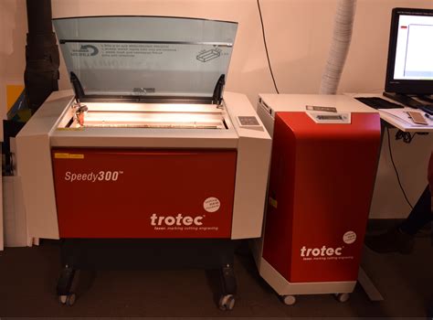 trotec speedy laser cutting  engraving machine usescience