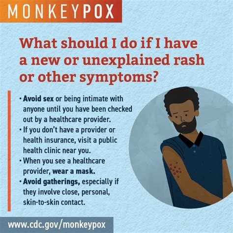 notice    unexplained rash   monkeypox symptoms