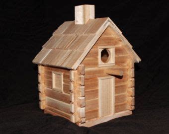 log cabin bird house kit  alanjohnston  etsy bird house bird house kits kit homes