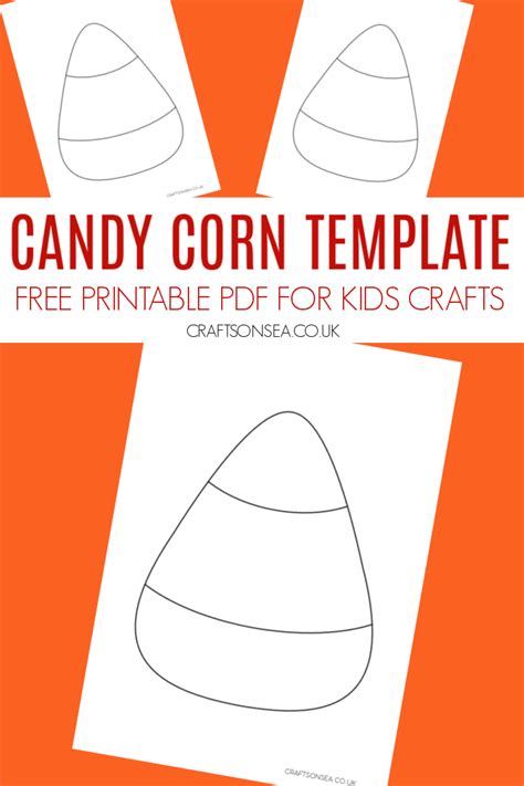 candy corn template  craft printable crafts  sea