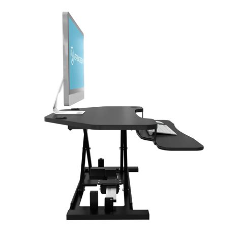versadesk usa manufactured power pro corner  electric height adjustable standing desk