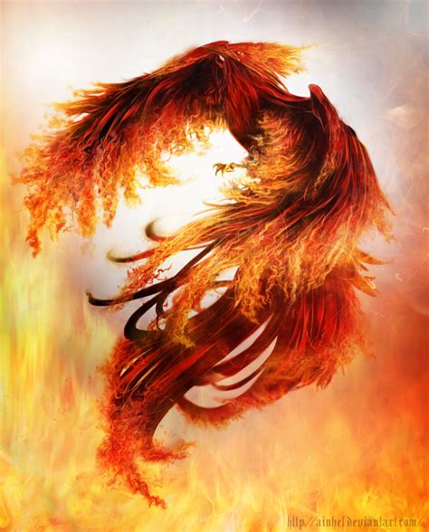 Fire Phoenix By Ainhel On Deviantart