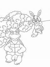 Hare Coloring Pages Tortoise Fables Color Aesop Kids Print Animal Popular Sheets Index sketch template