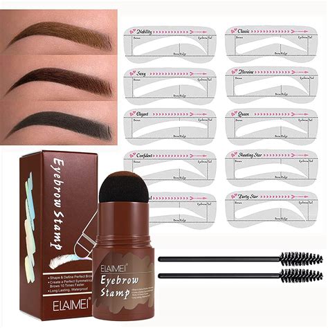 One Step Eyebrow Stamp And Professional Eyebrow Stencil