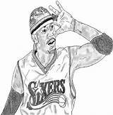Allen Iverson Sketch Coloring Drawings Pages Deviantart Search Again Bar Case Looking Don Print Use Find Top sketch template