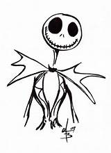 Jack Skellington Coloring Pages Christmas Nightmare Before Drawing Color Printable Da Clipart Tattoo Choose Board sketch template