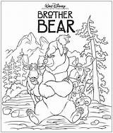 Brother Bear Coloring Pages Disney Google Colouring Search Printables Book Sheets sketch template