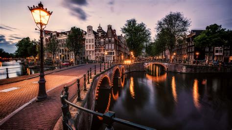 dock bridge  buildings  amsterdam canal netherlands hd travel wallpapers hd wallpapers