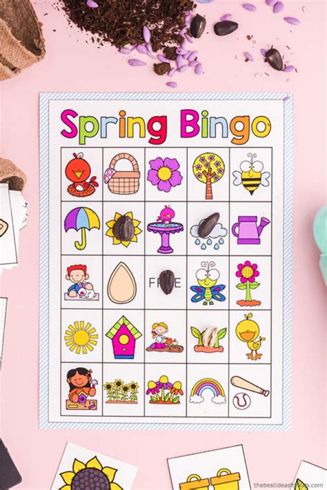 spring bingo   ideas  kids