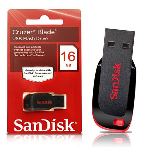 sandisk gb cruzer blade usb flash drive memory stick  thumb key black  products