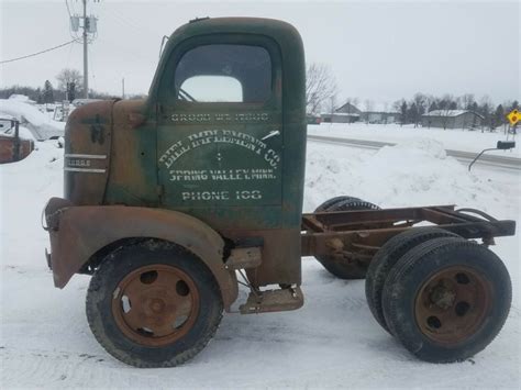 1947 Dodge Coe Cabover Truck Very Rare Patina Rat Rod Nice Grill For