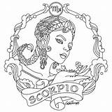 Coloring Zodiac Pages Colouring Adult Virgo Printable Capricorn Signs Scorpio Adults Horoscope Color Sign Beauty Sheets Print Mandala Getcolorings Drawings sketch template