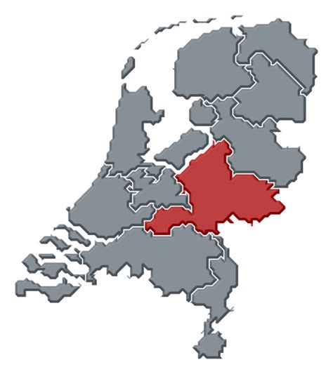 map  netherlands gelderland highlighted stock image  panthermedia stock agency