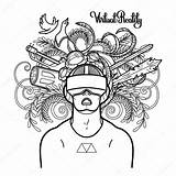 Headset Reality sketch template