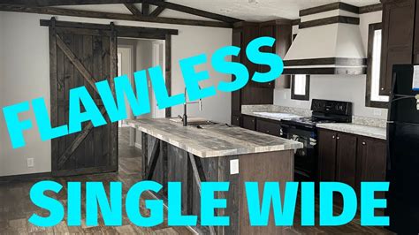 typical single wide mobile home flawless design  setup mobile home  youtube