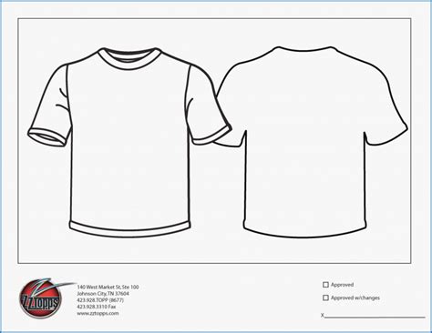 blank  shirt outline template awesome printable  shirt template