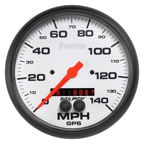 auto meter  phantom series  gps speedometer gauge   mph
