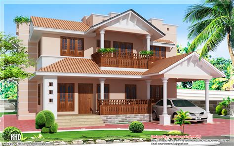 sqfeet kerala style  bedroom villa indian house plans