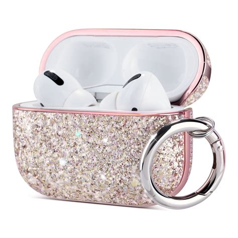airpods pro case ulak luxury leather glitter full body protective stylish airpods pro case