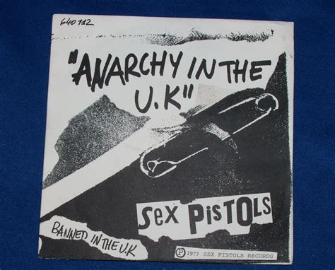 Sex Pistols 45 Rpm Anarchy In The Uk I Wanna Be Me 1977