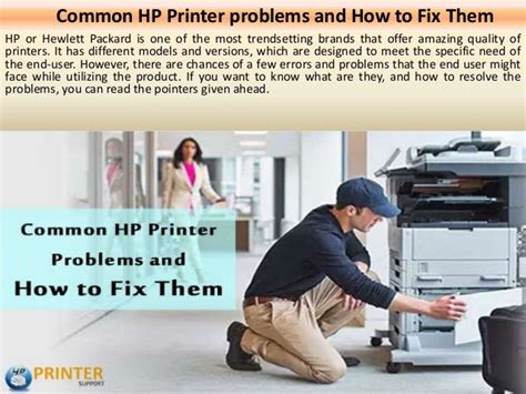 Common Hp Printer Problems And How To Fix Them