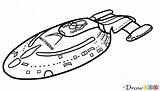 Trek Voyager Draw Star Spaceships Step Webmaster автором обновлено August sketch template