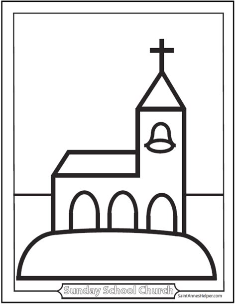 coloring sheets  children preschool church coloring page