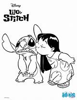 Stitch Lilo Coloring Pages Disney Kiss Cute Print Hellokids Kids Stich Sheets Printable Color Adult Colouring Drawing Dibujo Drawings Movie sketch template