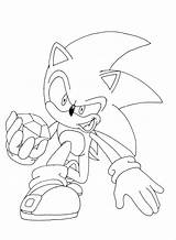 Sonic Coloring Pages Print Hedgehog Printable Kids sketch template