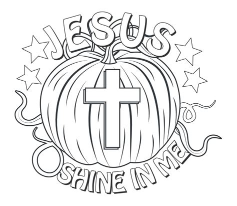 christian halloween coloring pages